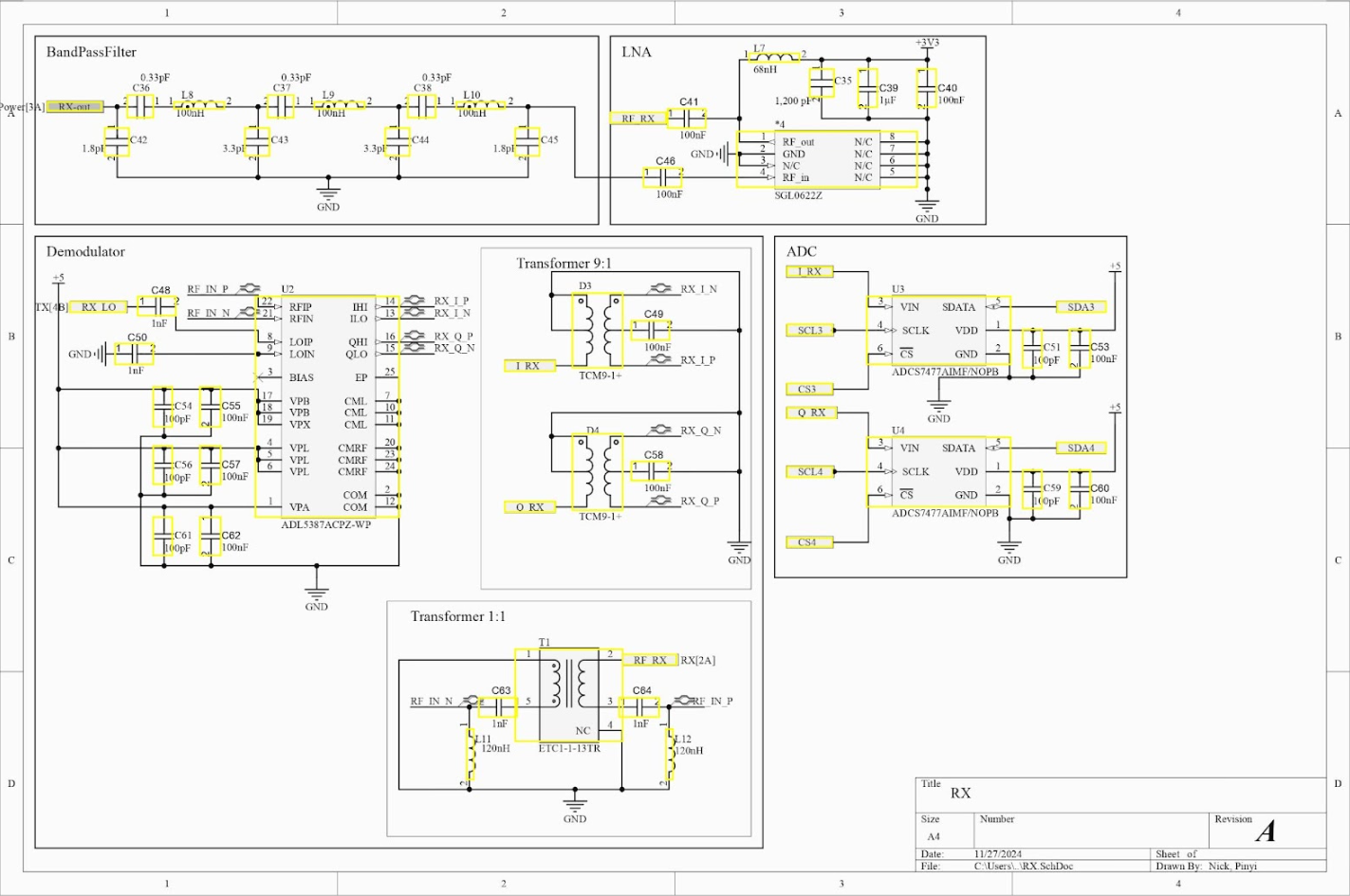 RX Schematic