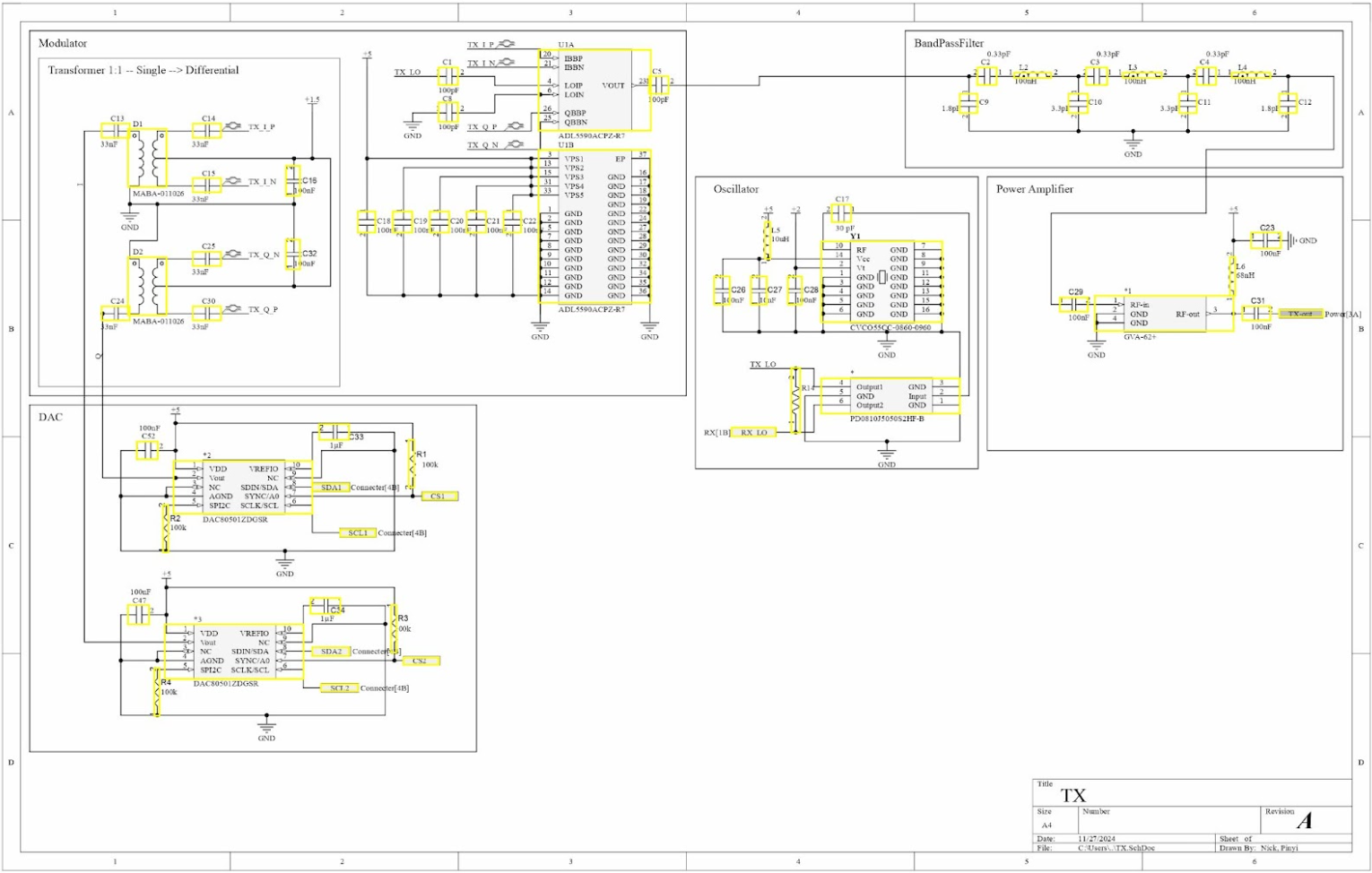 TX Schematic